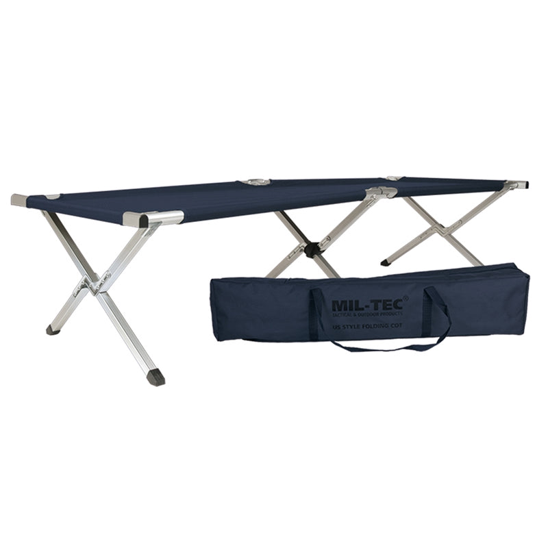 Lit picot Mil-Tec type US en alumnium 190 x 65 cm