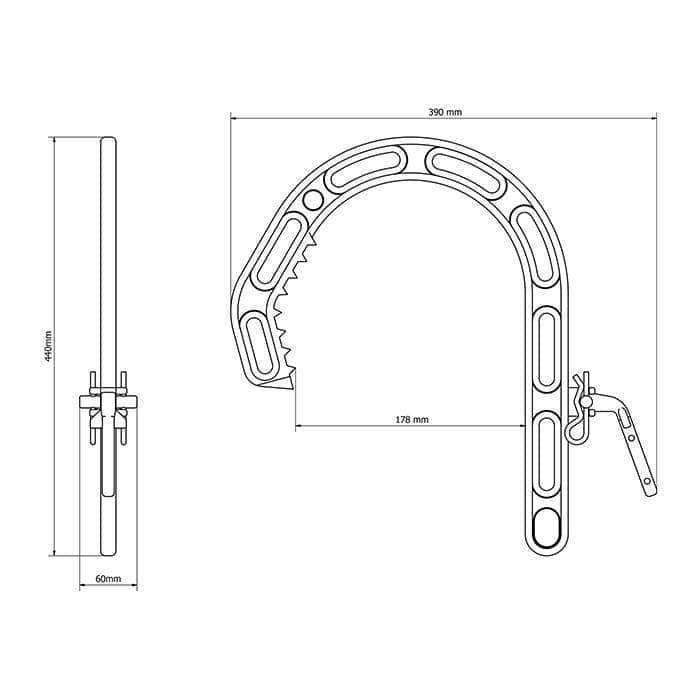 Crochet Olympia Triumph Titanium Hook 178 mm