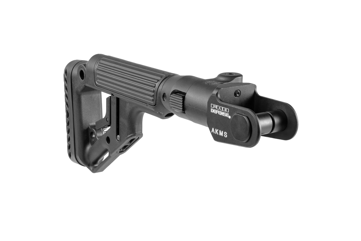 Crosse pliante FAB Defense UAS-AKMS P avec appui joue intégré pour AKMS