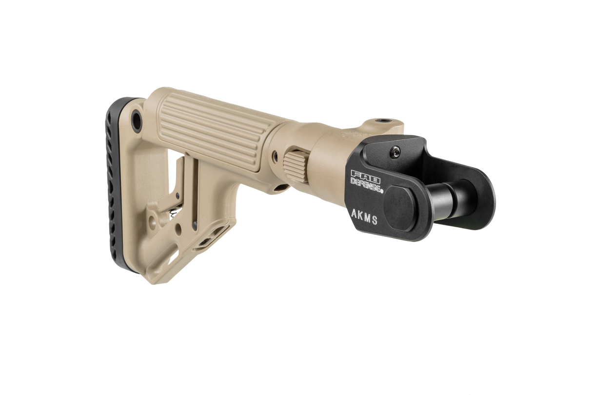 Crosse pliante FAB Defense UAS-AKMS P avec appui joue intégré pour AKMS