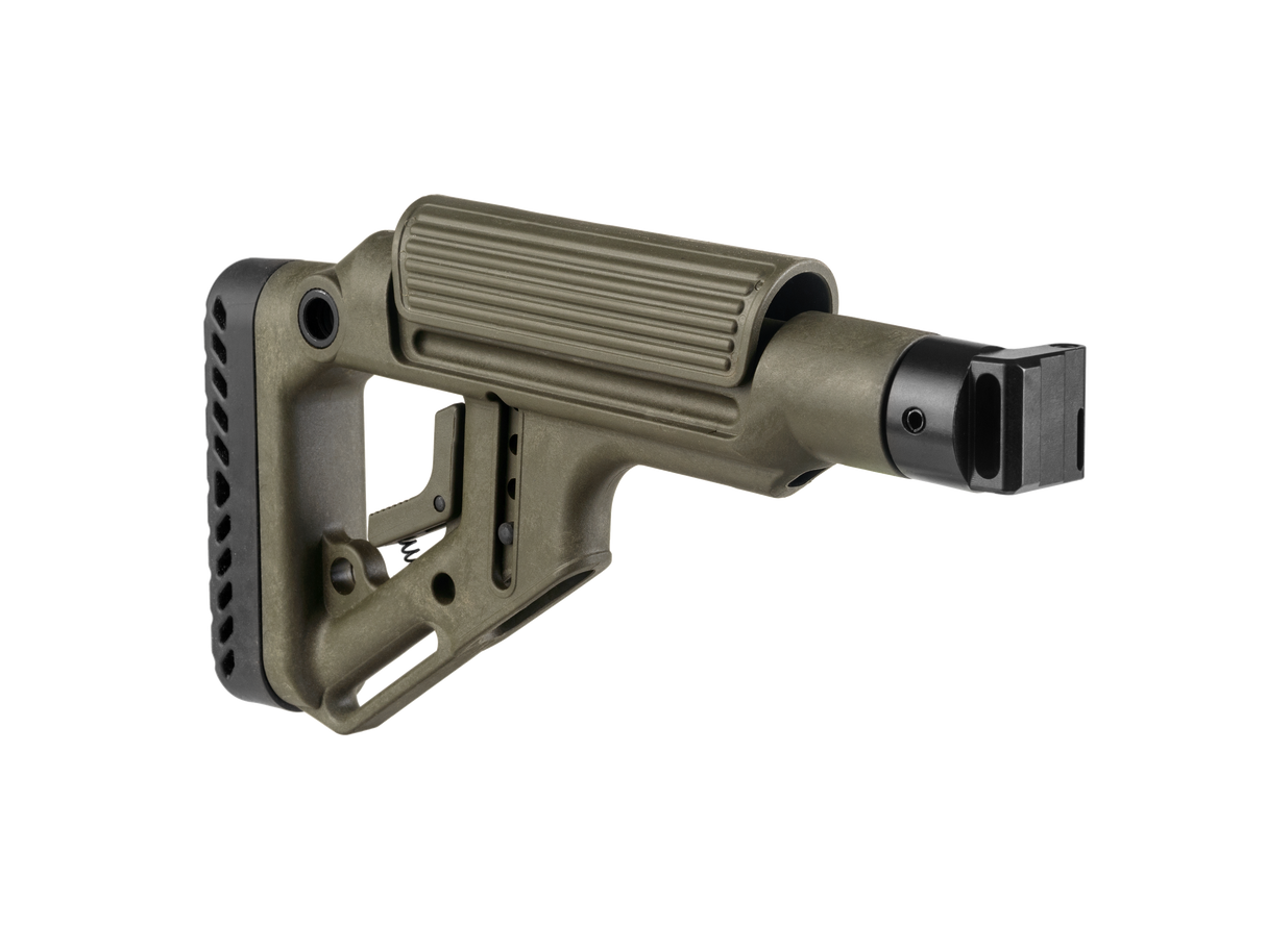 Crosse pliante FAB Defense UAS-SAIGA avec appui joue intégré pour Saiga