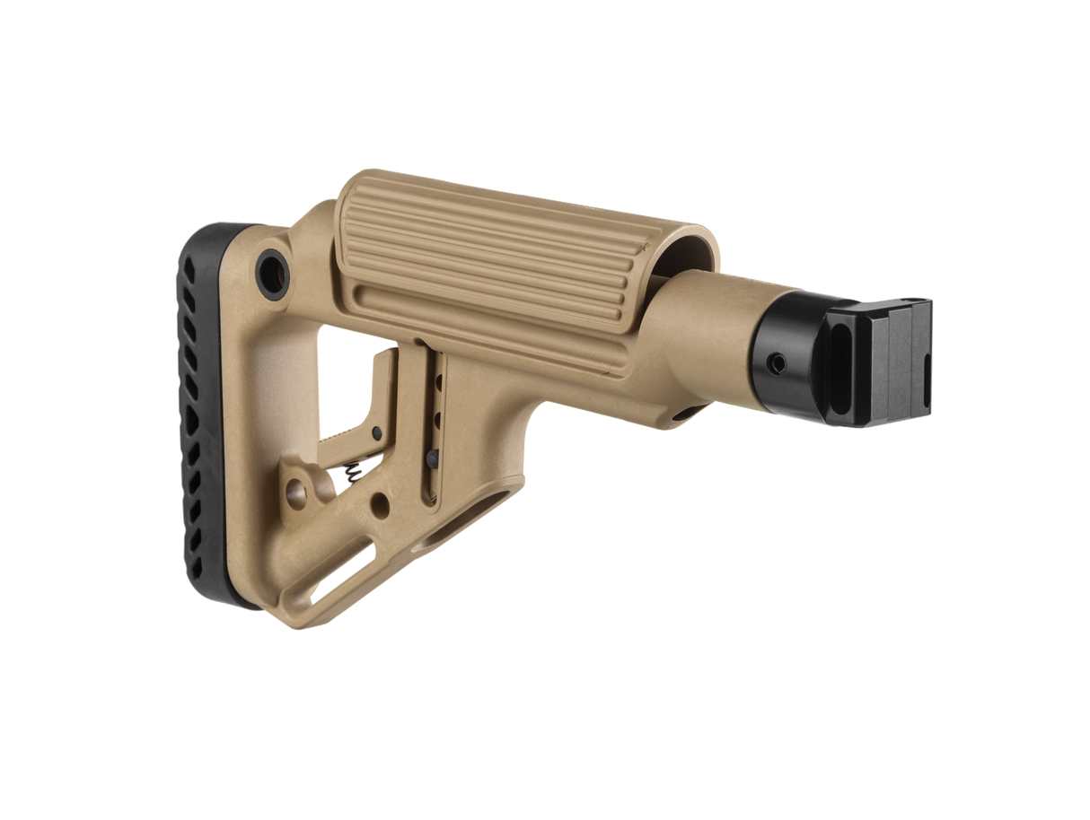 Crosse pliante FAB Defense UAS-SAIGA avec appui joue intégré pour Saiga