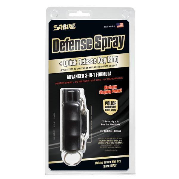 Gaz lacrymogène Sabre Red 3 en 1