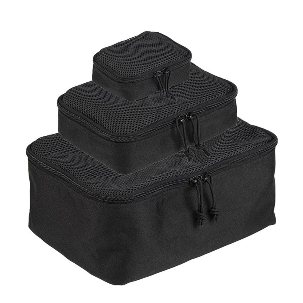 Lot de 3 pochettes de rangement Mil-Tec en maille