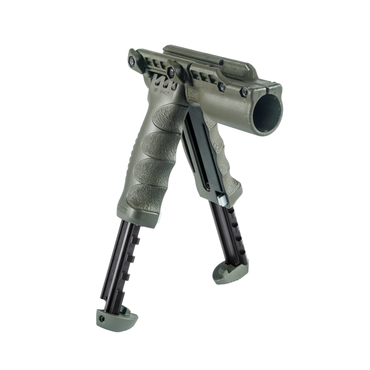 Poignée-bipied FAB Defense T-POD G2 FA avec support de lampe tactique intégré