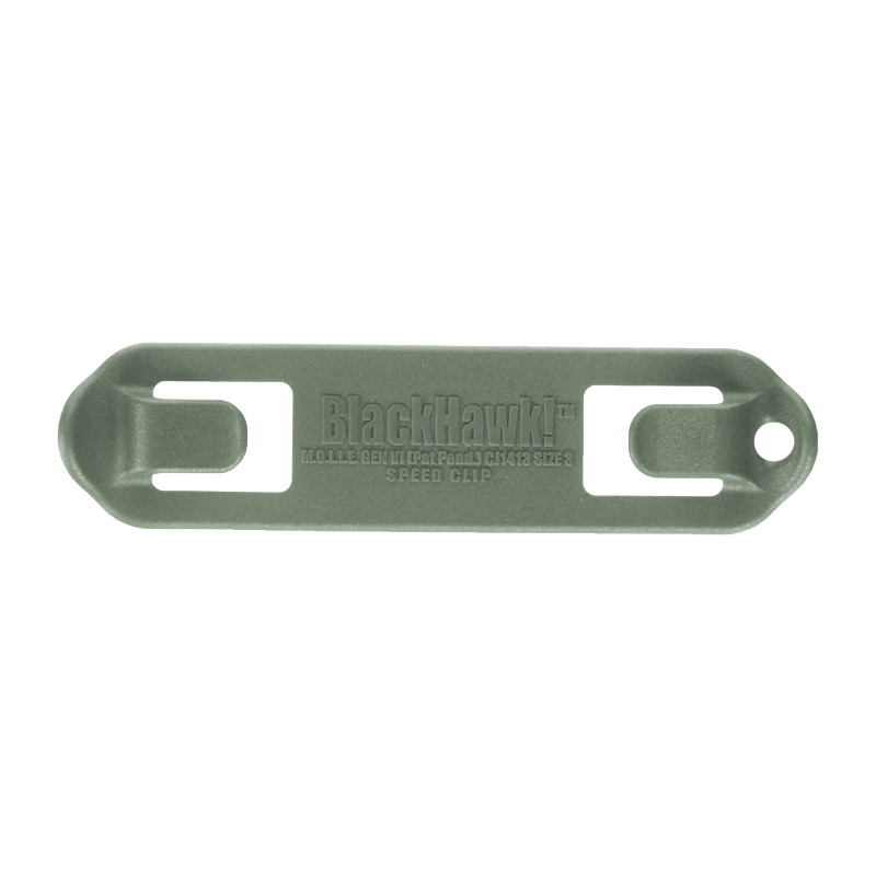 Attache MOLLE Blackhawk Speed Clip 3" (lot de 6)