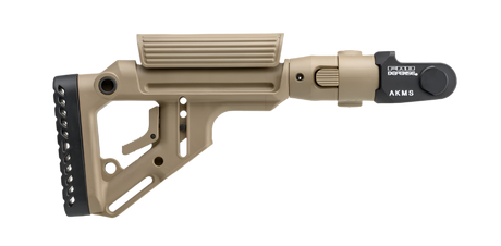 Crosse pliante FAB Defense UAS-AKMS P avec appui joue intégré pour AKMS