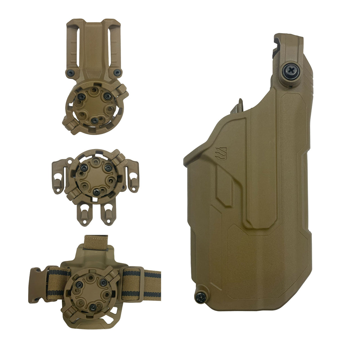 Holster Blackhawk T-Series L3D LB GTL Kit Armée Française pour Glock 17 Gen5 FR avec lampe Glock