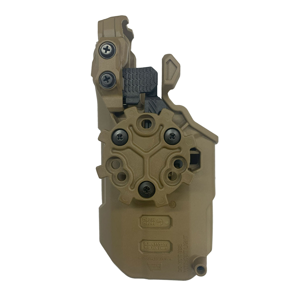 Holster Blackhawk T-Series L3D LB GTL Kit Armée Française pour Glock 17 Gen5 FR avec lampe Glock