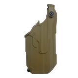 Holster Blackhawk T-Series L3D LB GTL Kit Armée Française pour Glock 17 Gen5 FR avec lampe Glock