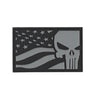 Patch Punisher USA Flag Gris