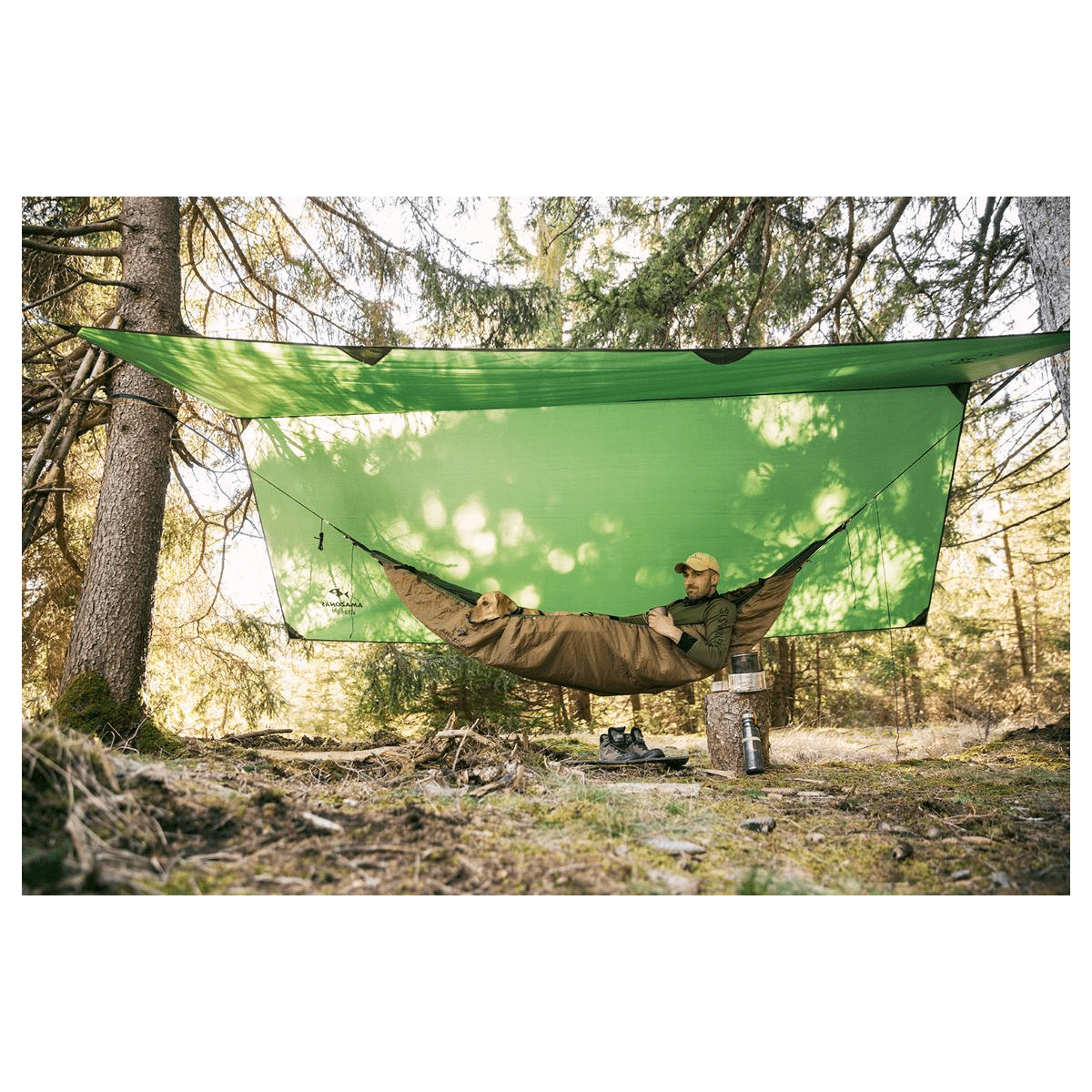 Bâche TRAVELLER TARP XXL Amazonas - Vert - Welkit.com