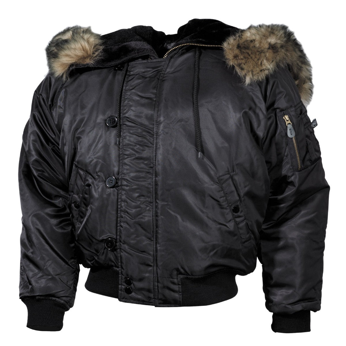 Blouson pilote US N2B MFH - Noir - Welkit.com