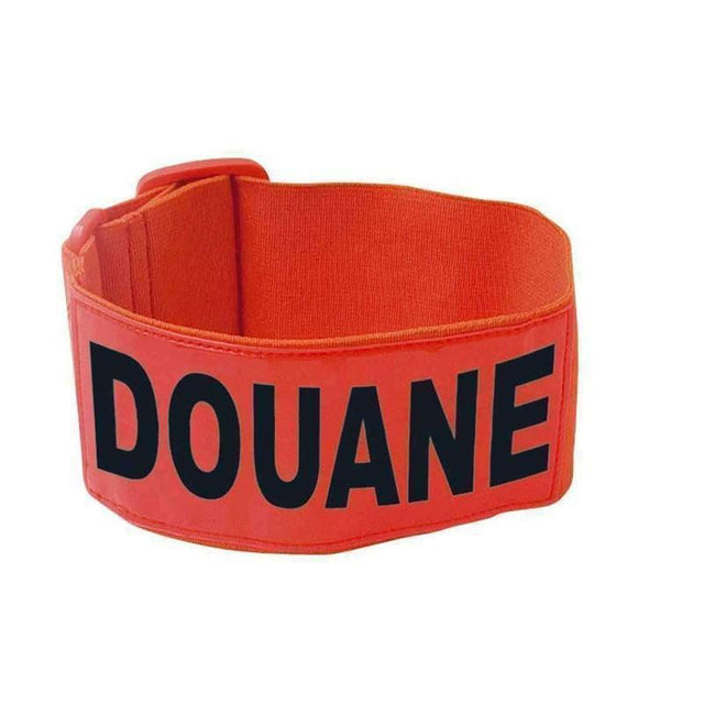 Brassard d'identification DOUANES Patrol Equipement - Orange - Welkit.com