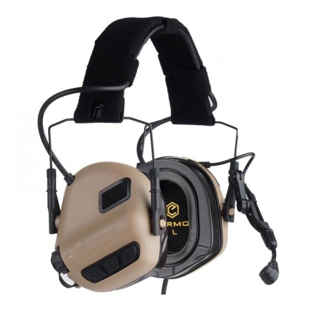 Casque anti - bruit Casque anti - bruit M32 PLUS Earmor - Coyote - Welkit.com