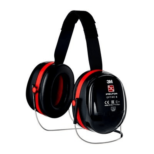 Casque anti - bruit PELTOR™ OPTIME III 35 dB (serre - nuque) 3M - Noir - Welkit.com