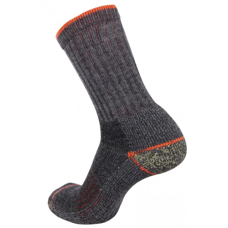 Chaussettes TREK COOLMAX | 2 paires Estex - Gris - Welkit.com