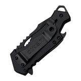 Couteau de poche FRAMELOCK A/O 882R US Marine Corps - Noir - Welkit.com