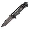 Couteau de poche RESCUE LINERLOCK 1002TS US Marine Corps - Gris - Welkit.com