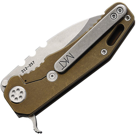 Couteau pliant 187F FRAMELOCK BRONZE Medford - Autre - Welkit.com