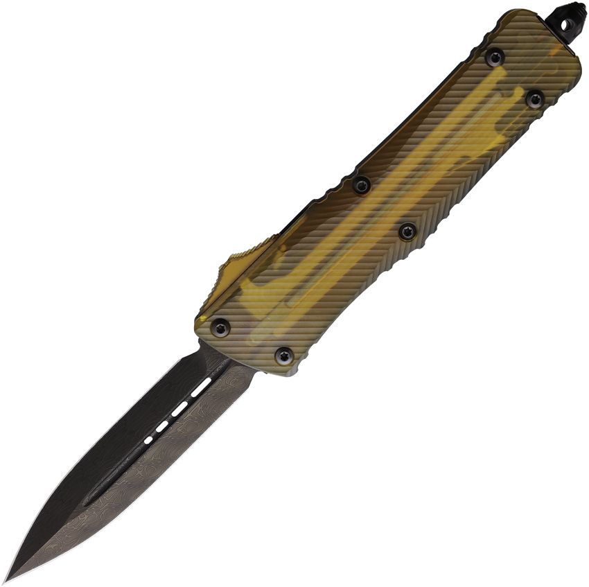 Couteau pliant AUTO COMBAT TROODON D/E DAMASC Microtech - Autre - Welkit.com