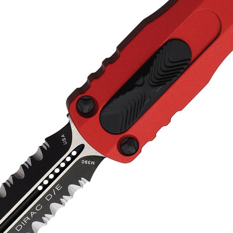 Couteau pliant AUTO DIRAC D/E OTF FS RED Microtech - Autre - Welkit.com