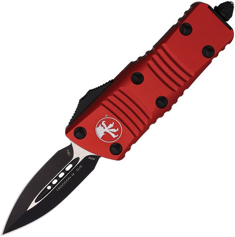 Couteau pliant AUTO MINI TROODON D/E OTF RED Microtech - Autre - Welkit.com