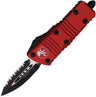 Couteau pliant AUTO MINI TROODON D/E OTF RED Microtech - Autre - Welkit.com