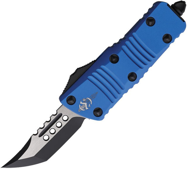 Couteau pliant AUTO MINI TROODON OTF HH BLUE Microtech - Autre - Welkit.com