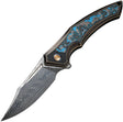 Couteau pliant ORPHEUS FRAMELOCK DAMASCUS We Knife Co Ltd - Autre - Welkit.com