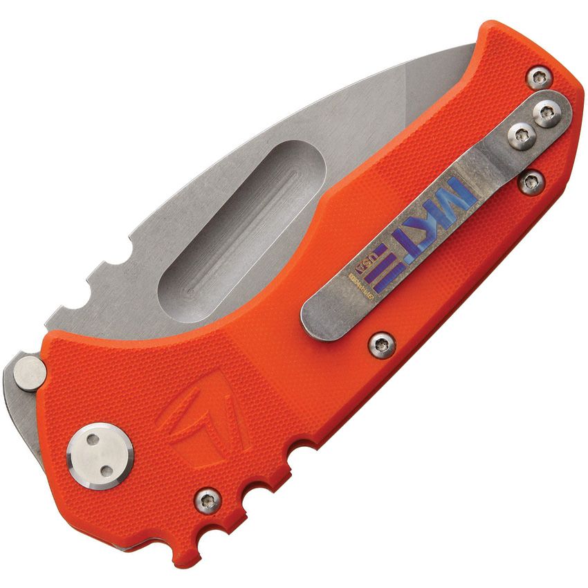 Couteau pliant PRAETORIAN LINERLOCK ORANGE Medford - Autre - Welkit.com