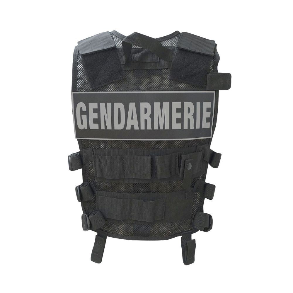 Gilet d'intervention FORCE INTERVENTION Patrol Equipement - Noir - Welkit.com