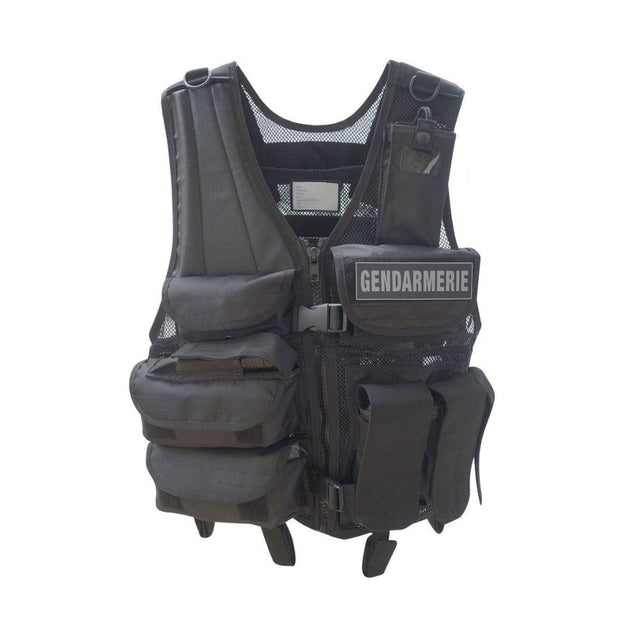 Gilet d'intervention FORCE INTERVENTION Patrol Equipement - Noir - Welkit.com