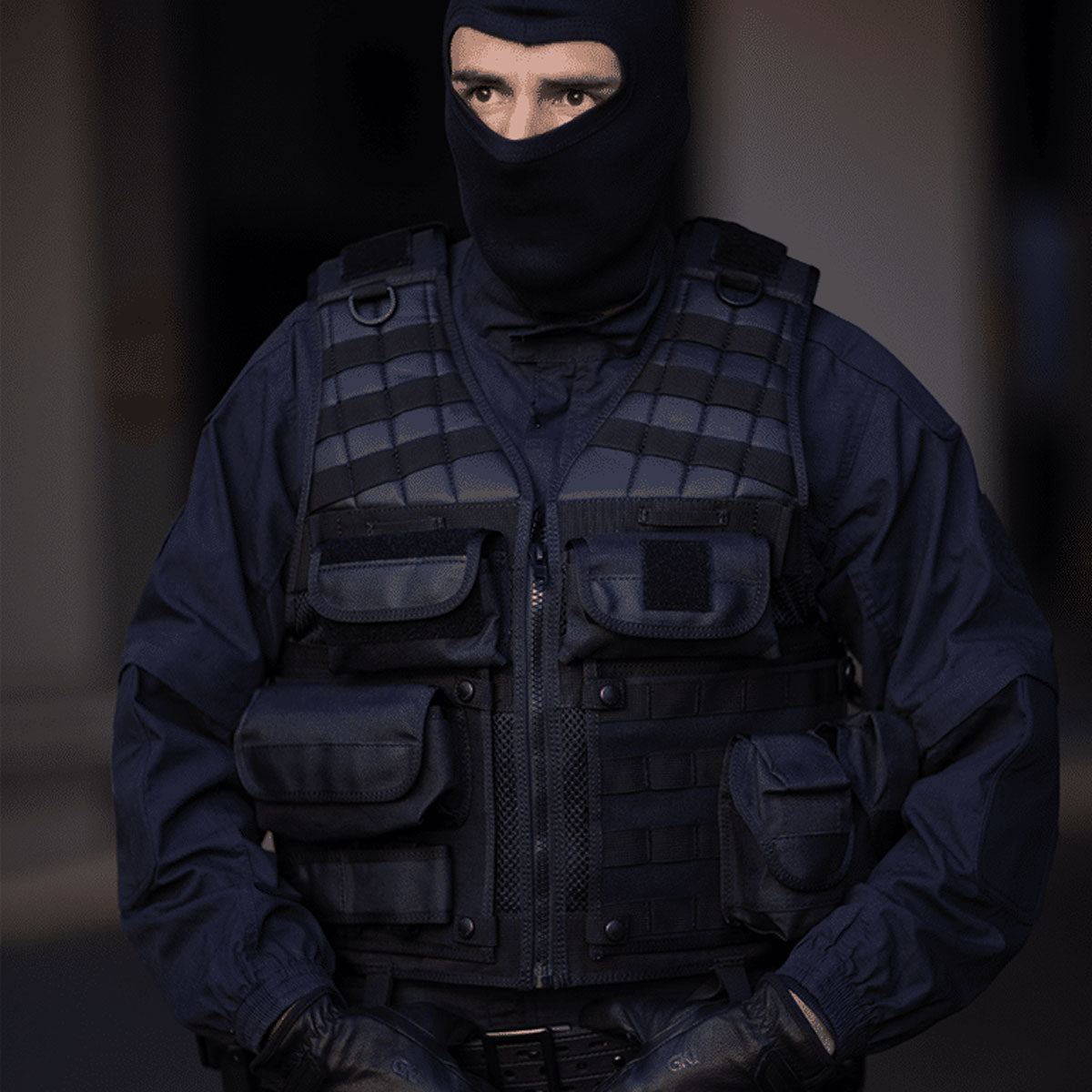 Gilet d'intervention POLICE MODULABLE GK Pro - Noir - Welkit.com