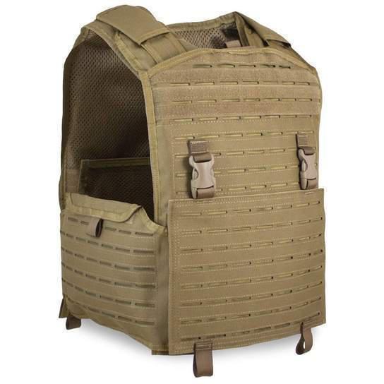 Gilet porte - plaques MISSION ALERT Bulldog Tactical - Coyote - Welkit.com