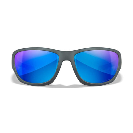 Lunettes de protection CLIMB Wiley X - Polarisé Bleu Miroir Fumé - Welkit.com