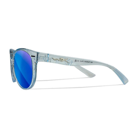 Lunettes de protection COVERT Wiley X - Polarisé Bleu Miroir Fumé - Welkit.com