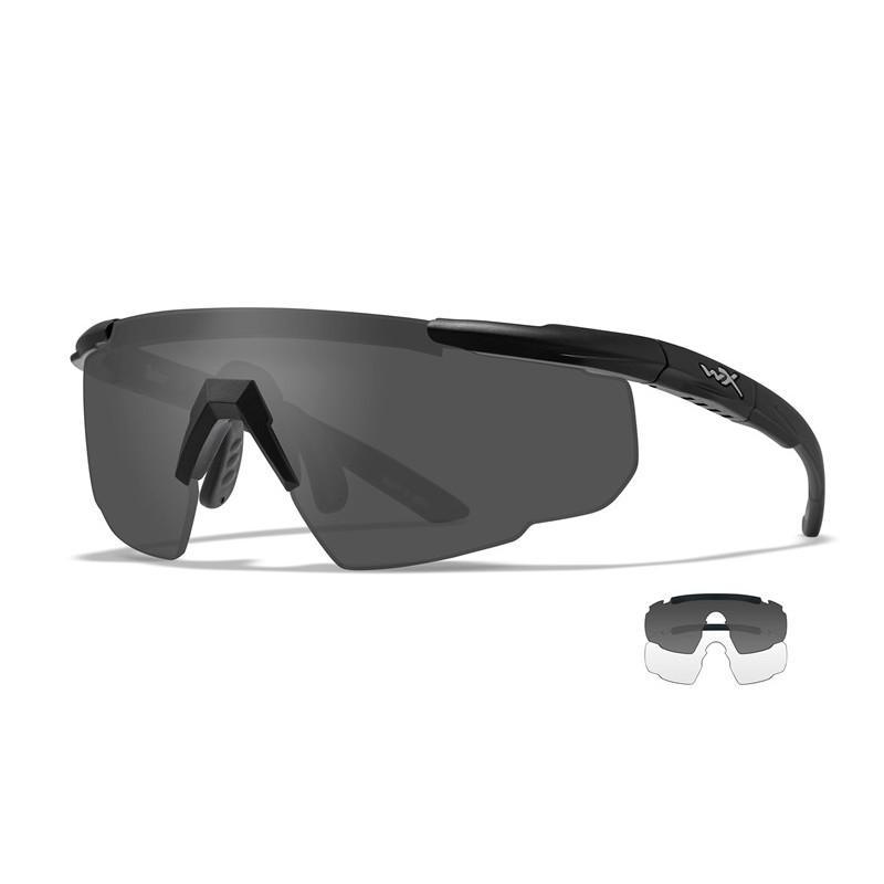 Lunettes de protection SABER ADV | 2 écrans Wiley X - Noir - Welkit.com