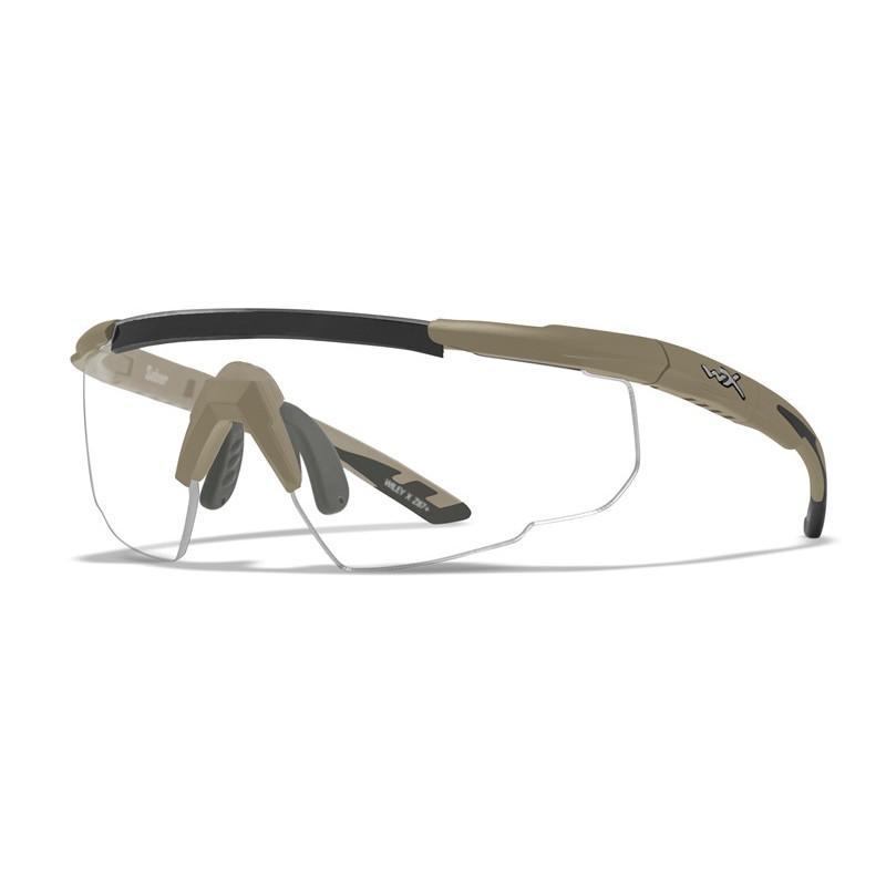 Lunettes de protection SABER ADVANCED TAN | 3 ÉCRANS Wiley X - Coyote - Welkit.com