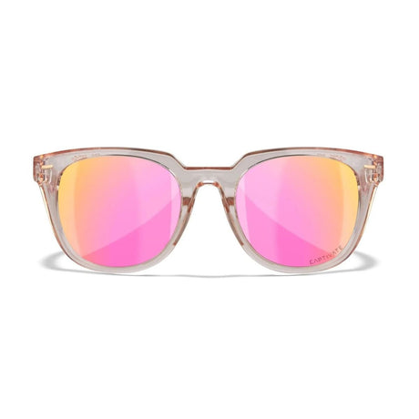 Lunettes de protection ULTRA Wiley X - Polarisé Rose Or Miroir Fumé Vert - Welkit.com