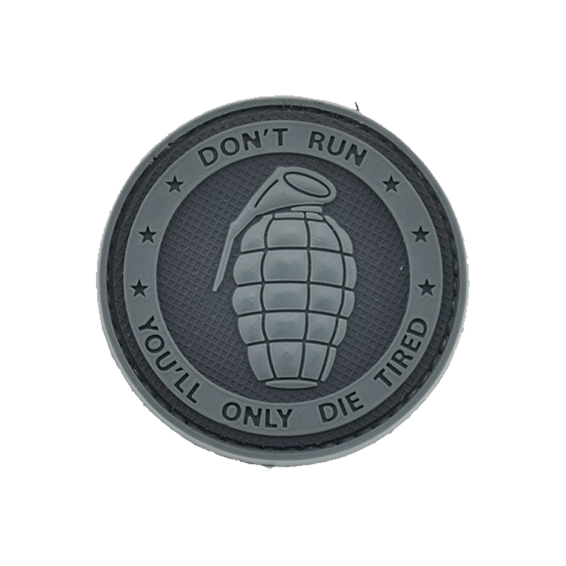 Morale patch DON'T RUN QS Patch - Noir - Welkit.com