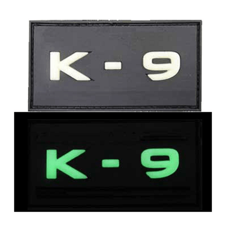 Morale patch K - 9 GLOW QS Patch - Noir - Welkit.com