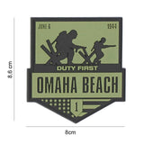 Morale patch OMAHA BEACH PVC 101 Inc - Vert olive - Welkit.com