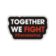 Morale patch TOGETHER WE FIGHT CORONAVIRUS Mil - Spec ID - Rouge - Welkit.com