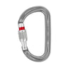 Mousqueton escalade AMD SCREW LOCK Petzl - Gris - Welkit.com