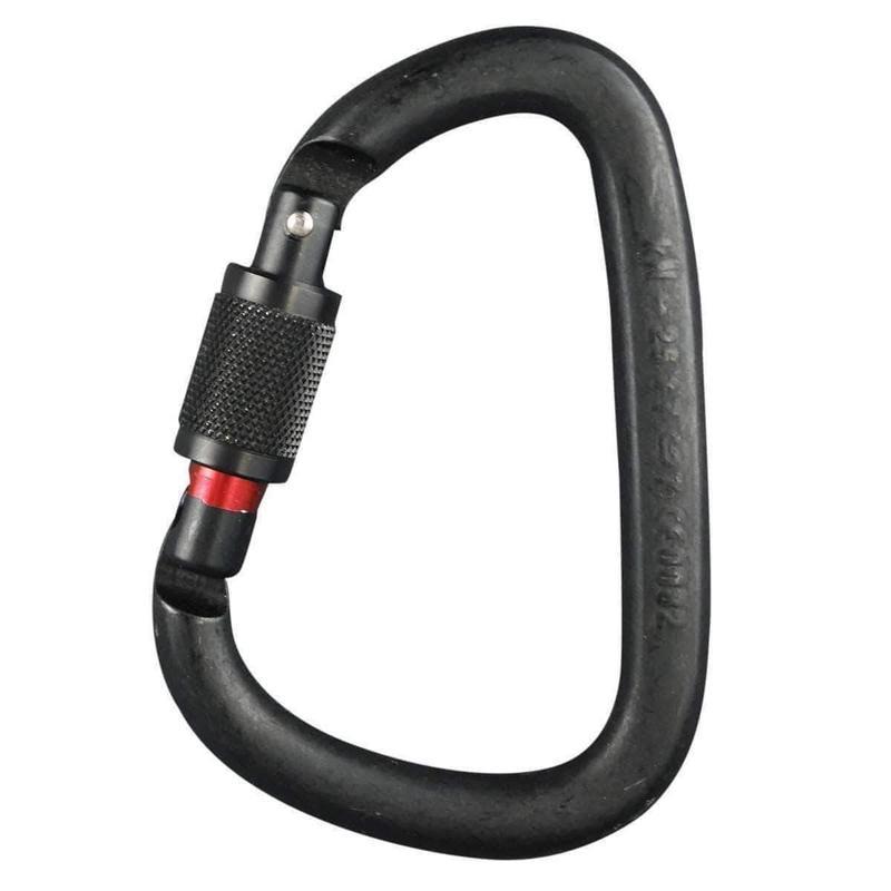 Mousqueton escalade WILLIAM SCREW LOCK Petzl - Noir - Welkit.com