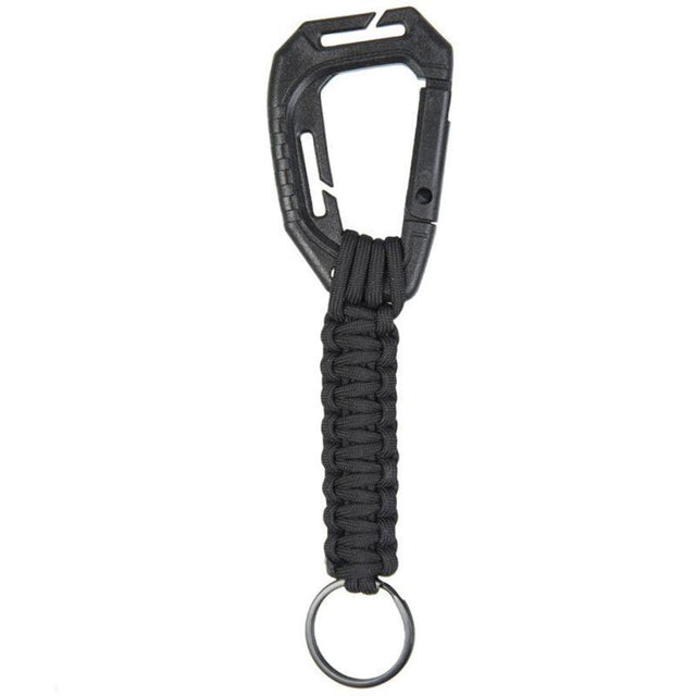 Mousqueton PARACORD Mil - Tec - Noir - Welkit.com