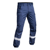 Pantalon tactique SÉCU - ONE BAS ÉLASTIQUÉ HV - TAPE A10 Equipment - Bleu marine - Welkit.com