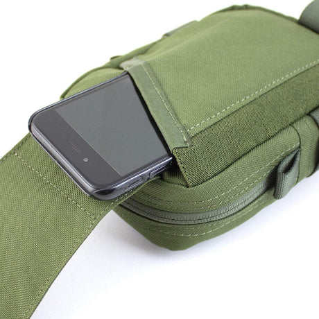 Pochette admin EDC PHONE Bulldog Tactical - Vert olive - Welkit.com