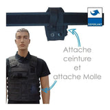 Porte - menottes GM Patrol Equipement - Noir - Welkit.com